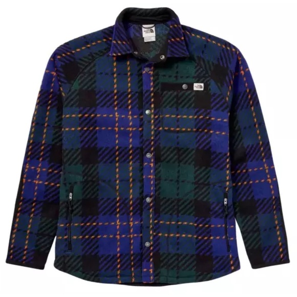The North Face Gordon Lyons Shacket Men's Plaid Shirt Jacket Sz M